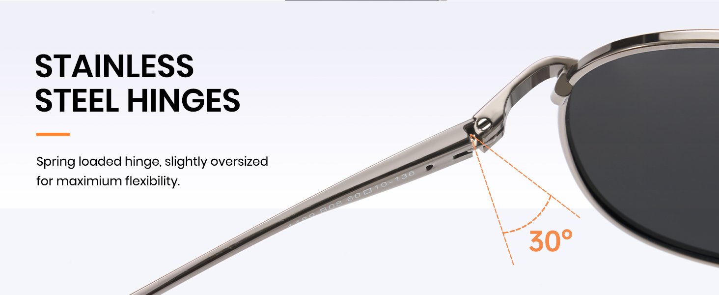 aviator sunglasses for men polarized sunglasses uv protection trendy sunglasses 