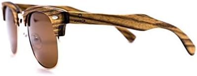 Carsbyvictor Sunglasses Browline Polarized Lens Sunglasses