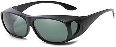 Carsbyvictor Sunglasses Wraparound 2 PACK HD Night Day Vision Driving Wrap Around Anti Glare Sunglasses with Polarized Lens for Man and Women