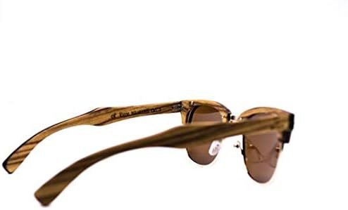 Carsbyvictor Sunglasses Browline Polarized Lens Sunglasses