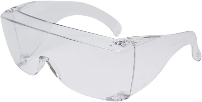 Carsbyvictor Sunglasses Wraparound  Fit Over Safety Glasses Fitover Prescription Eyewear Smoke Grey Men Women Wraparound Tinted Anti Scratch Glare