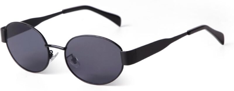 Carsbyvictor Sunglasses Oval  Sunglasses for Women Men, 90s UV400 Protection Sun Glasses Classic Shades