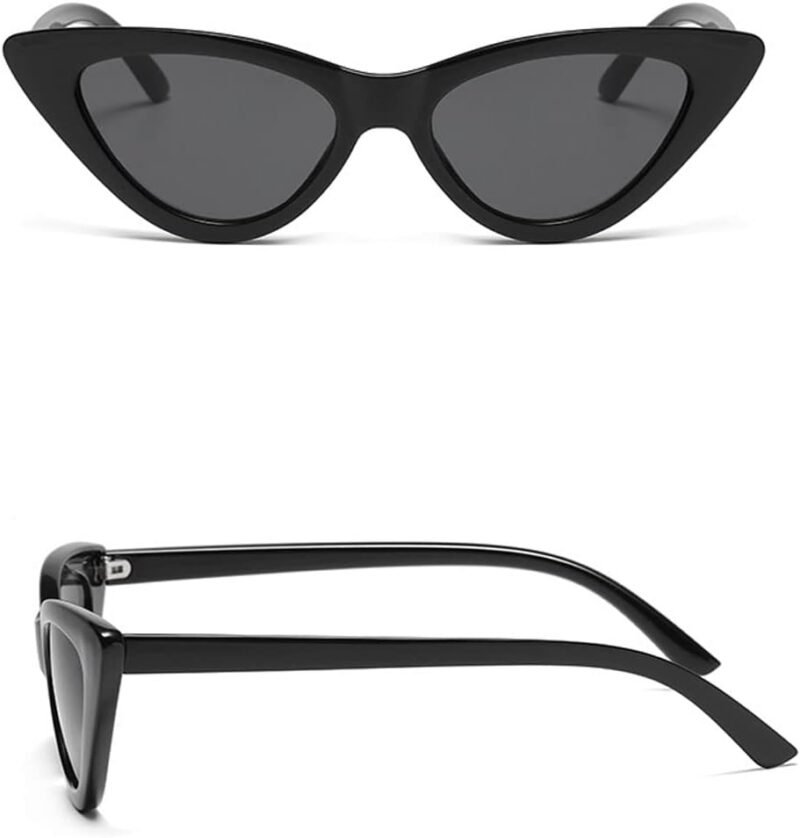 Carsbyvictor Sunglasses Cat Eye Sunglasses for Women Vintage Goggles Plastic Frame Sunglasses