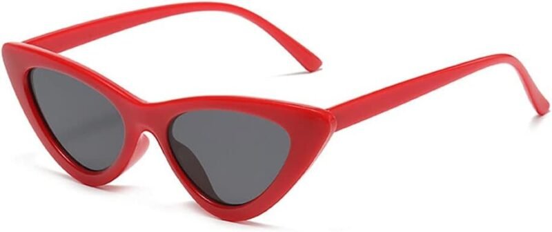 Carsbyvictor Sunglasses Cat Eye Sunglasses for Women Vintage Goggles Plastic Frame Sunglasses