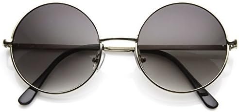 Carsbyvictor Sunglasses Round  Super Large Oversized Metal Round Circle Sunglasses