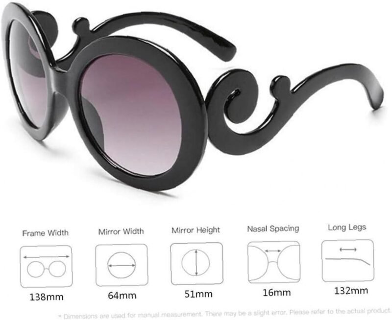 Carsbyvictor Sunglasses Round  Sunglasses Women Lennon Glasses Vintage Glasses Woman Ladies Retro Designer Shades for Women