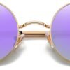 Carsbyvictor Sunglasses Round  Small Round Sunglasses Polarized for Men Women Retro Vintage Circle Hippie Sun Glasses UV400