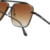 Carsbyvictor Sunglasses Sunglasses, Fashion Square Pilot Sunglasses, Vintage Metal Gradient Glasses for Men and Women, B4104