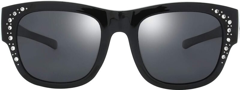 512jb1JOhTL._AC_SL1458 Carsbyvictor Sunglasses Wraparound The Fresh High Definition Polarized Wrap Around Shield Sunglasses for Glasses – Leather Eyeglasses Case