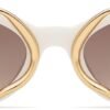 Carsbyvictor Sunglasses Cat Eye Trendy Sunglasses for Women Men Vintage Narrow Cateye Metal Snake Sunnie Y2k Accessories AP3621