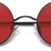 Carsbyvictor Sunglasses Round  Small Round Sunglasses Polarized for Men Women Retro Vintage Circle Hippie Sun Glasses UV400