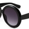 Carsbyvictor Sunglasses Round Retro Oversized Round Sunglasses Women & Men, 70s 80s Fashion Trendy Big Shades K7155