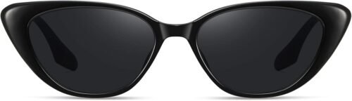 Carsbyvictor Sunglasses Cat Eye Vintage Narrow Cat Eye Sunglasses for Women Men 90s Small Chic Style Trendy Sunnies UV400 Protection