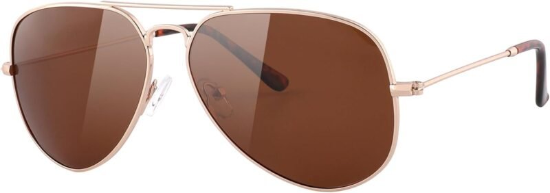 Carsbyvictor Sunglasses Browline  Retro Sunglasses for Women Men Trendy Vintage Polarized UV400 Protection Lightweight TR90 Black Frame Sunglasses