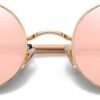 Carsbyvictor Sunglasses Round  Small Round Sunglasses Polarized for Men Women Retro Vintage Circle Hippie Sun Glasses UV400