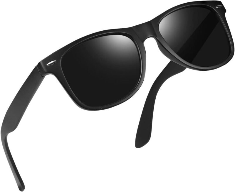 Carsbyvictor Sunglasses Browline Square Sunglasses Polarized UV Protection Trendy Designer Sun Glasses Men Women