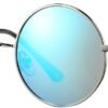 Carsbyvictor Sunglasses Round Circle Lennon Glasses Retro Round Polarized Sunglasses Hippie Style Small Circle Sun Glasses