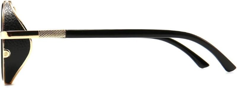 Carsbyvictor Sunglasses Round  Steampunk Vintage Retro Round Sunglasses Metal Circle Frame