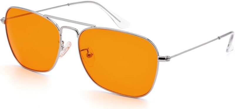 Carsbyvictor Sunglasses Square  Sunglasses for Women Men Polarized Pilot Military Square Shades Classic Vintage Metal Sun Glasses