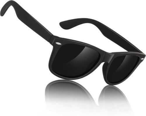 Carsbyvictor Sunglasses Wayfarer Men Women Polarized Blenders Eyewear 80’s Retro Classic Square Frame Shades SR003