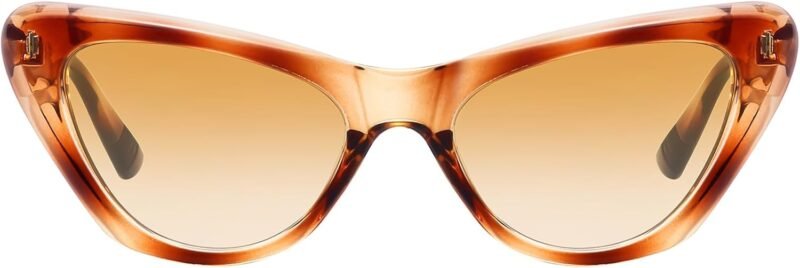 51NwZU0BawL._AC_SL1500 Carsbyvictor Sunglasses Cat EyeTrendy Cat Eye Sunglasses for Women Classic Stylish 90s Vintage Cute Shades Designer Sunnies UV400 Lens FZN801