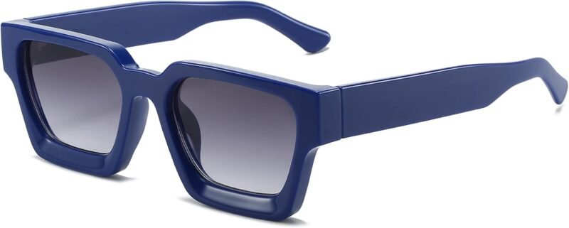 51Q2OuS2rrL._AC_SL1500 Carsbyvictor Sunglasses Square Sunglasses for Women Men Square Thick Frame Sun Glasses Simple Designer Style Shades