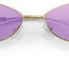 Carsbyvictor Sunglasses Cat Eye Fashion Designer Sunglasses  Small Petals Shape Arc Temple Design B2298