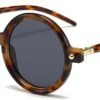 Carsbyvictor Sunglasses Round  Polarized Round Sunglasses for Women Men Retro Sun Glasses 100% UV400 Protection