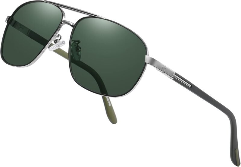 Carsbyvictor Sunglasses Polarized  Sunglasses for Men Classic Sunglasses, UV400 Protection Mirror Lens, Fashion Vintage