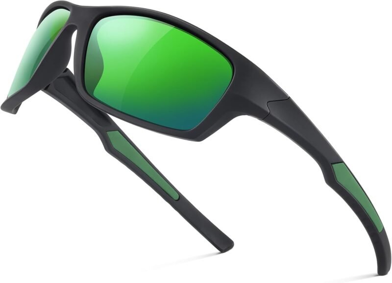 Carsbyvictor Sunglasses Wraparound Sports Polarized Sunglasses for Men – Wrap Around Sunglasses for Mens Womens Cycling Running UV Protection