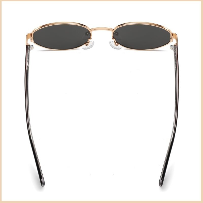 Carsbyvictor Sunglasses Oval Sunglasses Women/Men, Vintage 70s 80s 90s UV400 Protection Eyewear, 56 mm Lens Width