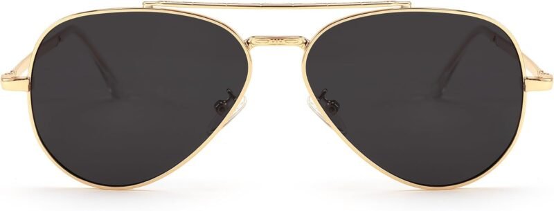 Carsbyvictor Sunglasses  Womens,  Polarized Men, Classic Metal Frame Pilot Shades B9113