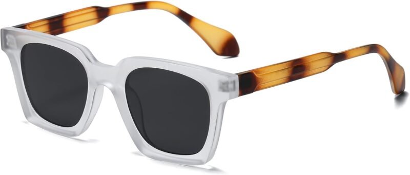 Carsbyvictor Sunglasses Square  Classic Square Sunglasses for Men Women Fashion Square Sun Glasses Trendy Designer Style Shades