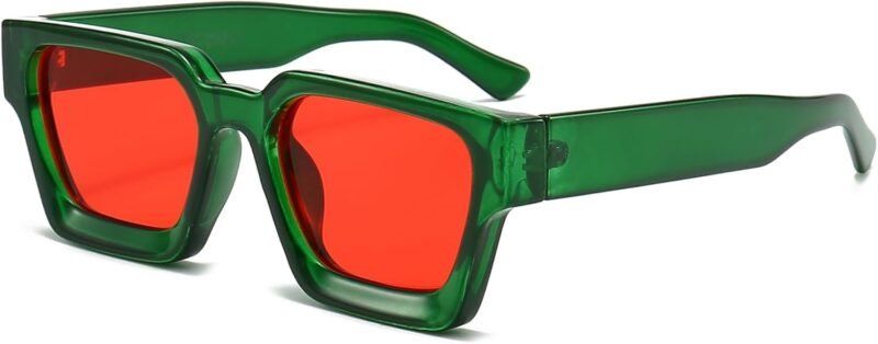 51mVHy7oOrL._AC_SL1500 Carsbyvictor Sunglasses Square Sunglasses for Women Men Square Thick Frame Sun Glasses Simple Designer Style Shades