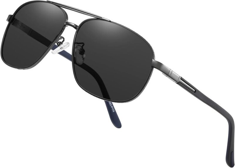 Carsbyvictor Sunglasses Polarized  Sunglasses for Men Classic Sunglasses, UV400 Protection Mirror Lens, Fashion Vintage