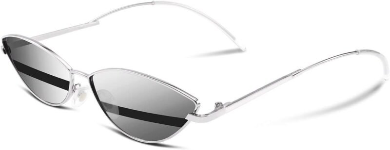 Carsbyvictor Sunglasses Cat Eye Fashion Designer Sunglasses  Small Petals Shape Arc Temple Design B2298