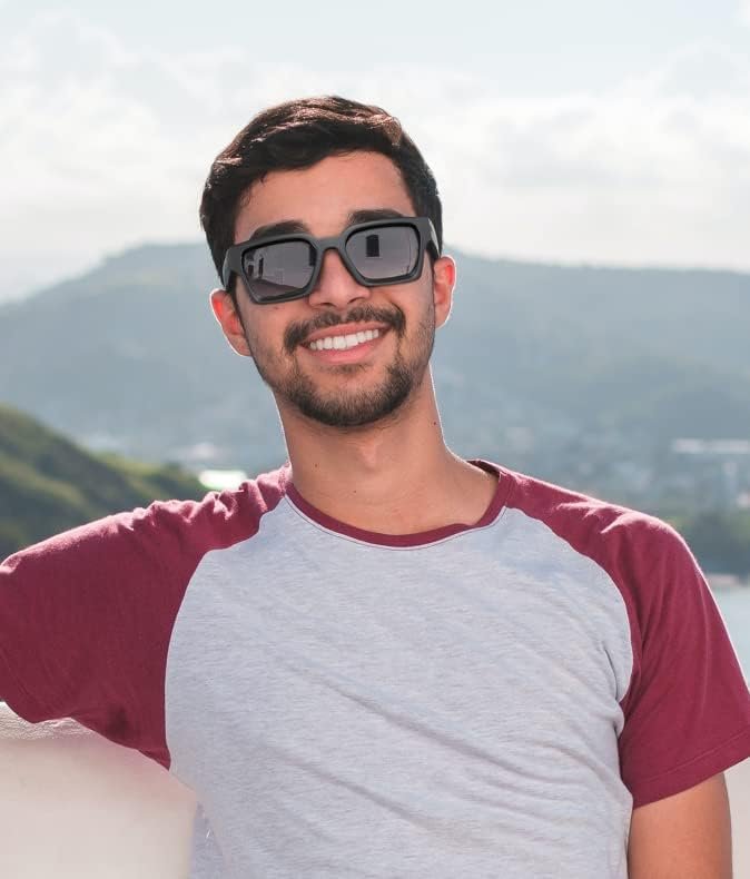 Carsbyvictor Sunglasses Square  Retro 90s Square Sunglasses for Women Men Trendy Chunky Rectangle Sunglasses UV400 Protection B2385