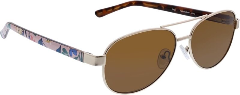 Carsbyvictor Sunglasses Women’s Reading Sunglasses Pilot Glasses, Coral, 57mm + 2