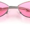 Carsbyvictor Sunglasses Cat Eye Fashion Designer Sunglasses  Small Petals Shape Arc Temple Design B2298