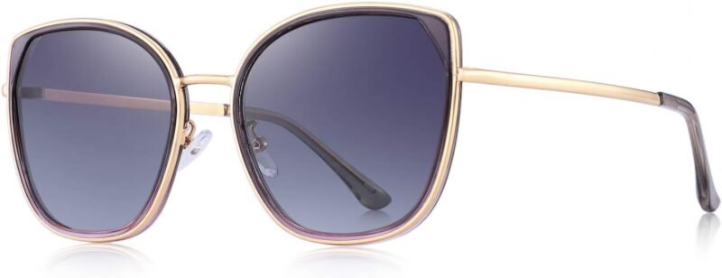 Carsbyvictor Sunglasses Cat Eye Polarized Sunglasses for Women Ladies Brand Trending Sun glasses UV400