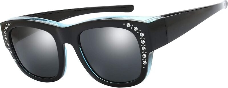 51sav2gjToL._AC_SL1492 Carsbyvictor Sunglasses Wraparound The Fresh High Definition Polarized Wrap Around Shield Sunglasses for Glasses – Leather Eyeglasses Case