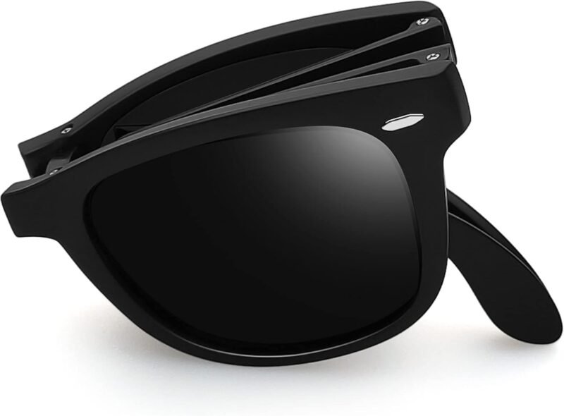 Carsbyvictor Sunglasses Browline Square Sunglasses Polarized UV Protection Trendy Designer Sun Glasses Men Women