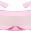 Carsbyvictor Sunglasses Wraparound Futuristic Sunglasses Y2K Space Cyclops Wrap Around Glasses Rimless Translucent Mirrored Lens