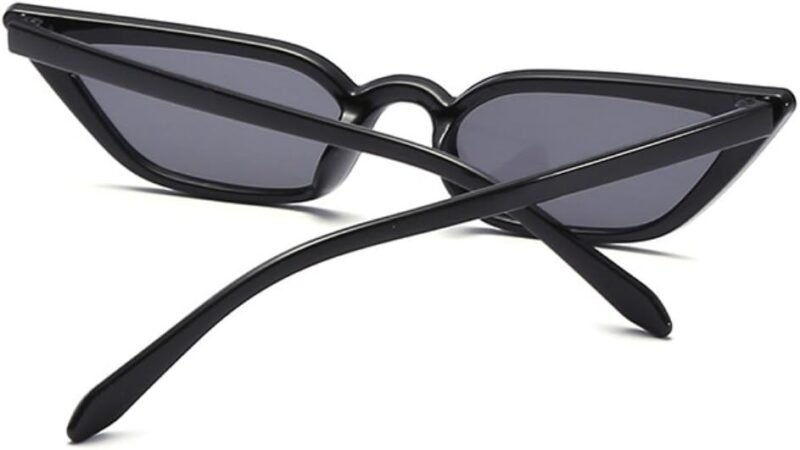 Carsbyvictor Sunglasses Cat Eye Small Cat Eye Sunglasses for Men and Women Skinny  Frame Y2K Shades Trendy Fun Fashion Glasses