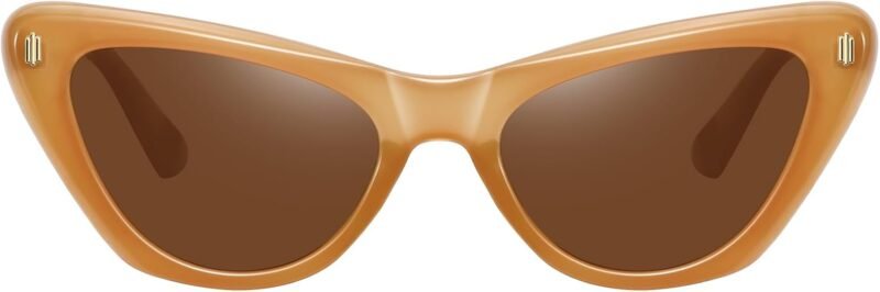 51y9EJnJ3fL._AC_SL1500 Carsbyvictor Sunglasses Cat EyeTrendy Cat Eye Sunglasses for Women Classic Stylish 90s Vintage Cute Shades Designer Sunnies UV400 Lens FZN801