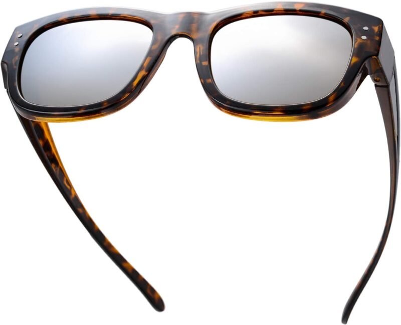 61-4Dk6etyL._AC_SL1469 Carsbyvictor Sunglasses Wraparound The Fresh High Definition Polarized Wrap Around Shield Sunglasses for Glasses – Leather Eyeglasses Case