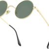 Carsbyvictor Sunglasses Round Trendy Small Round Polarized Sunglasses for Men Women Circle Hippie Style Sun Glasses