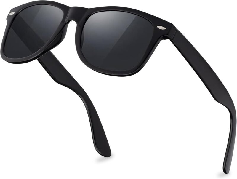 Carsbyvictor Sunglasses Polarized Sunglasses Wayfarerfor Men and Women Trendy Retro Sun Glasses for Driving Fishing UV400 Protection