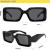 Carsbyvictor Sunglasses Square Rectangle Sunglasses for Women Men- Trendy Shades Retro Square glasses Fashion 90s Eyewear
