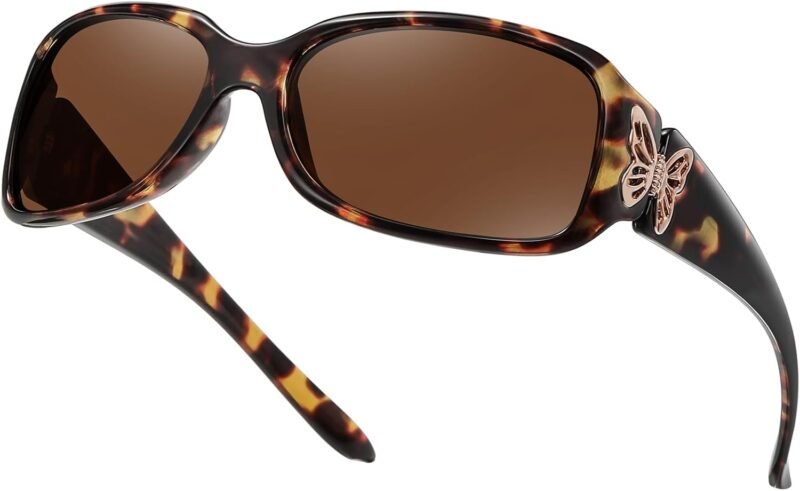 61CA5HP3YpL._AC_SL1500 Carsbyvictor Sunglasses Wraparound Women’s Polarized Sunglasses – Fashionable Wraparound Butterfly Design with UV400 Protection